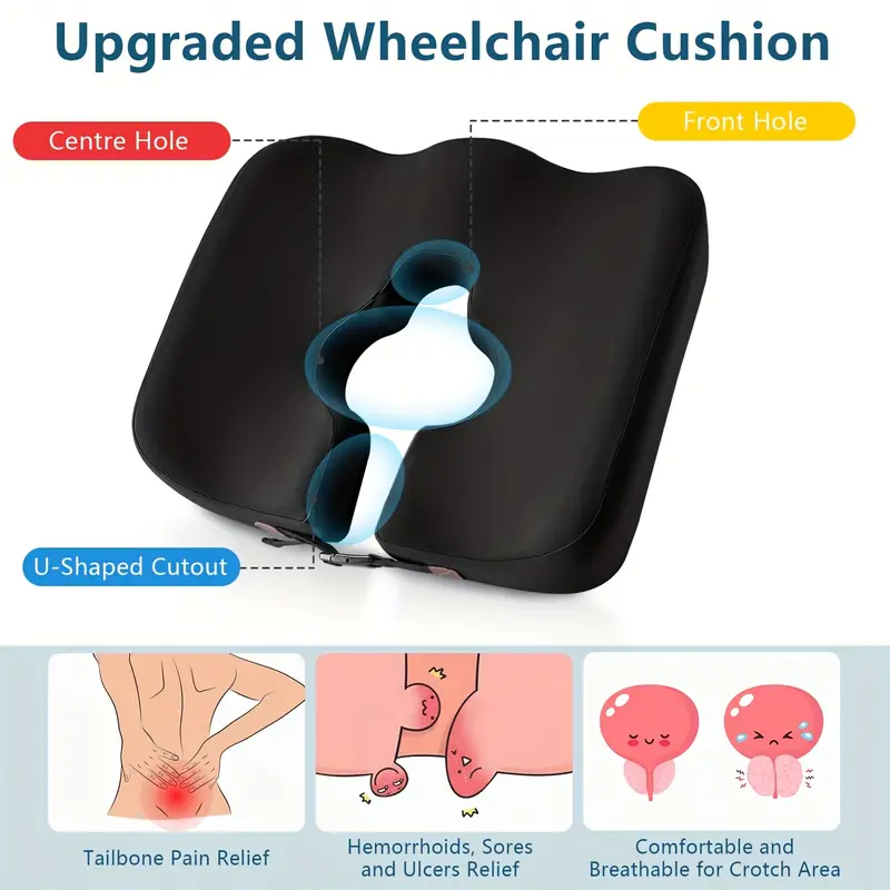 Adjustable Memory Foam Donut Seat Cushion - Image 2