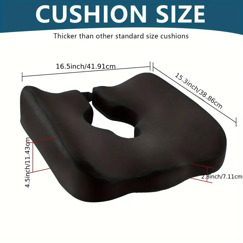 Adjustable Memory Foam Donut Seat Cushion - Image 3
