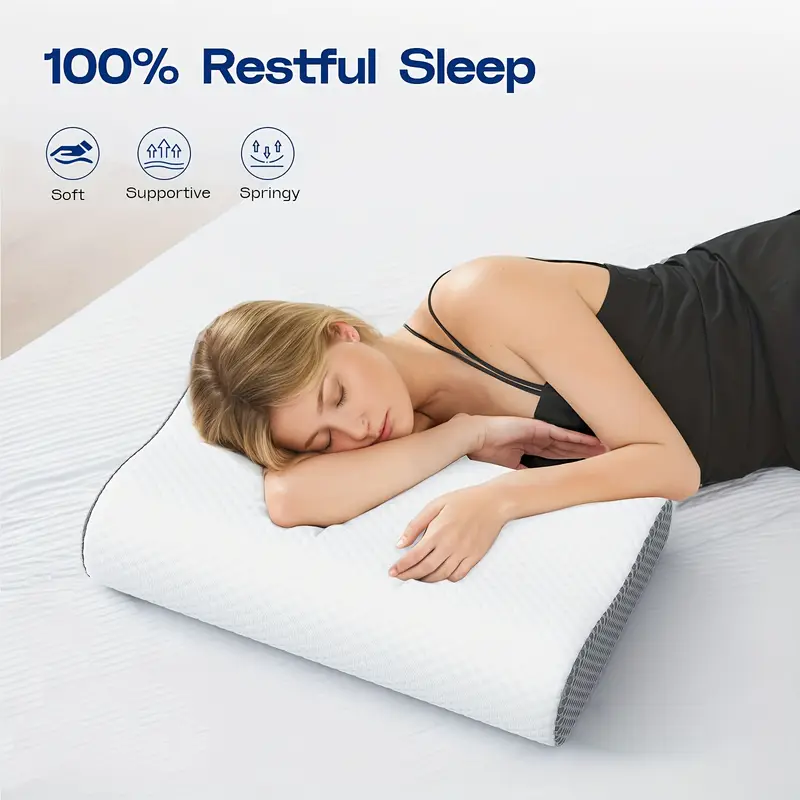 Contoured Cervical Pillow for Neck Relief - Image 2