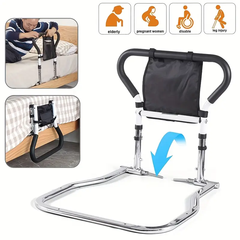 Foldable Adjustable Bed Rails - Image 2